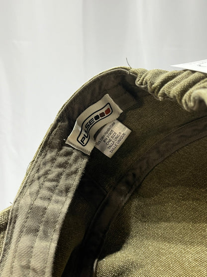 Military Cap - Canvas Army Green
