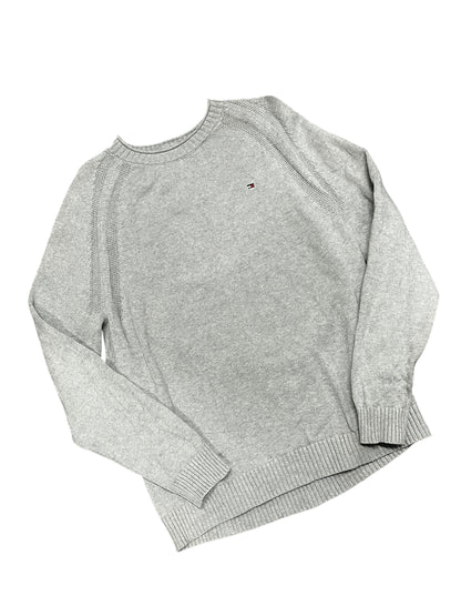 XL - Tommy Hilfiger Light Grey Knit Sweater
