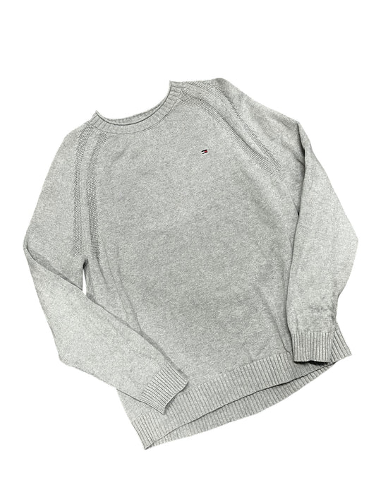 XL - Tommy Hilfiger Light Grey Knit Sweater