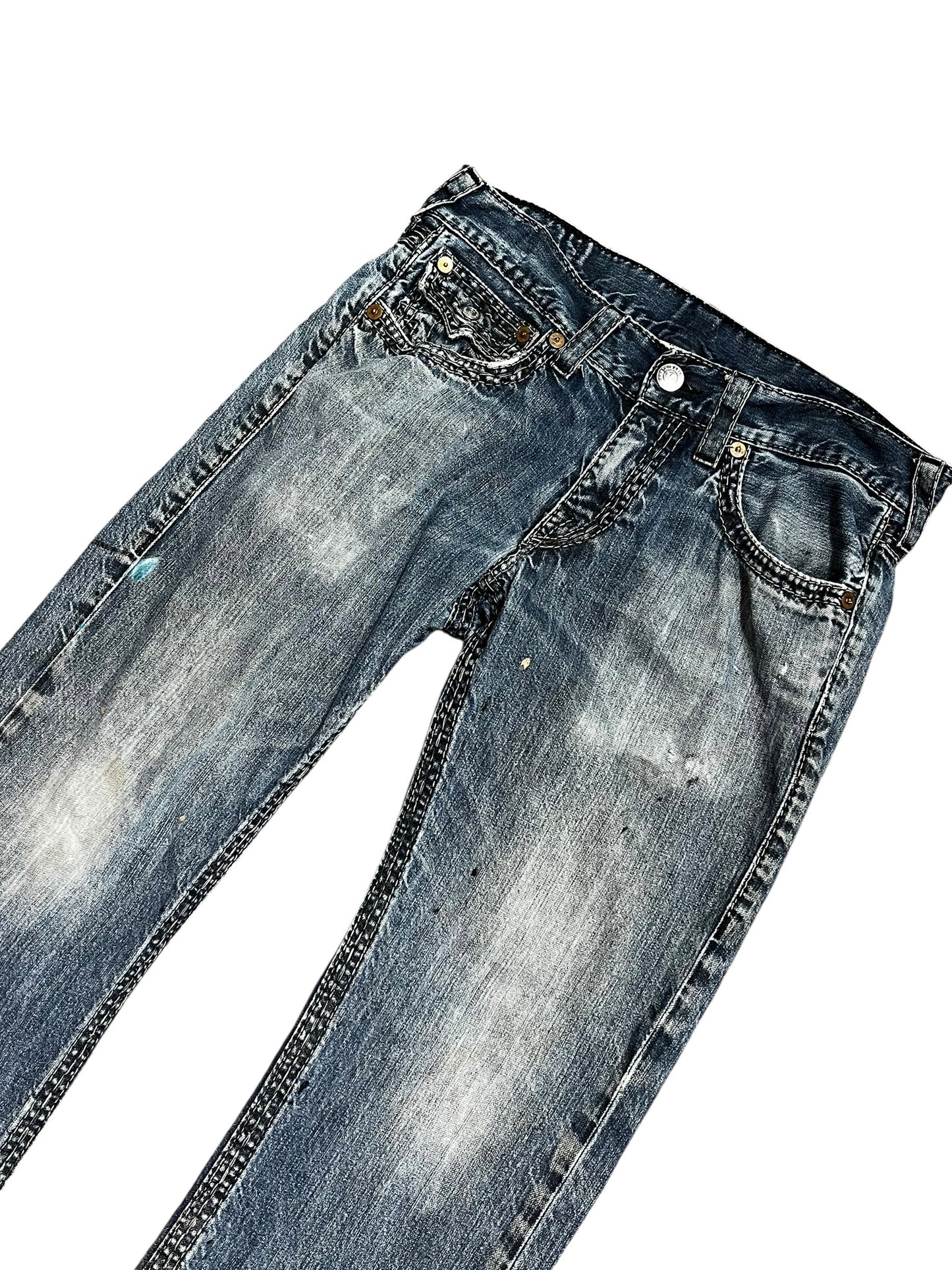 32" - True Religion Straight Leg Men's Jeans