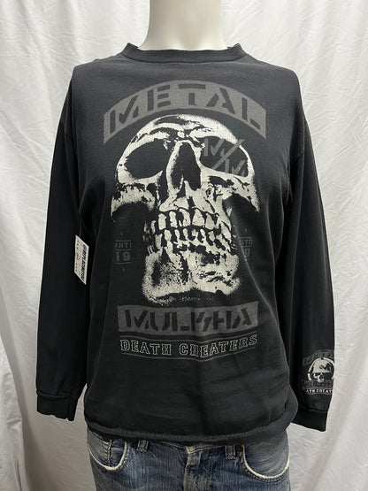 M - Metal Mulisha Y2K Skull Graphic Long Sleeve Tee