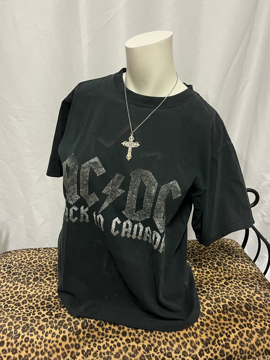 M - AC/DC Faded Double-Sided Tour Tee