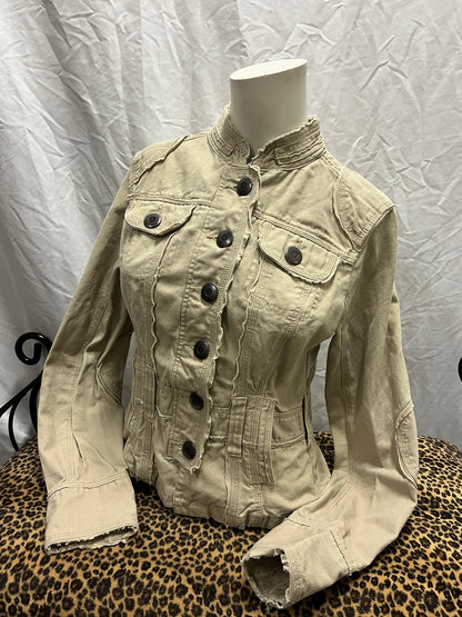 XS/S - No Boundaries Cream Button Fitted Jacket