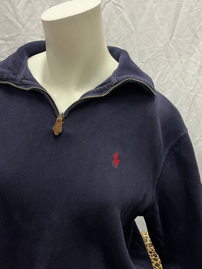 S/M - Polo Ralph Lauren 1/4 Zip Navy Sweater