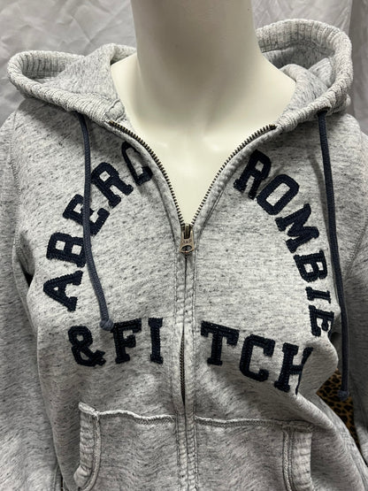 M - Abercrombie & Fitch Y2K Applique Zip Hoodie