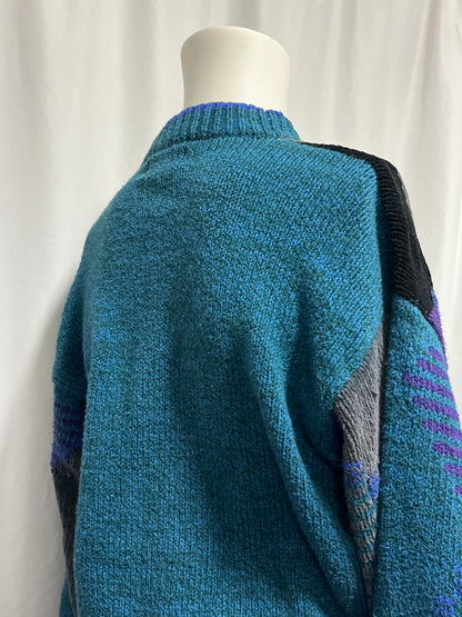 M - Colours by Alexander Julian Patterned Knit Sweater