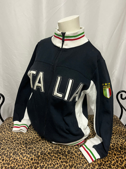 S - Italia Y2K Spellout Track Jacket