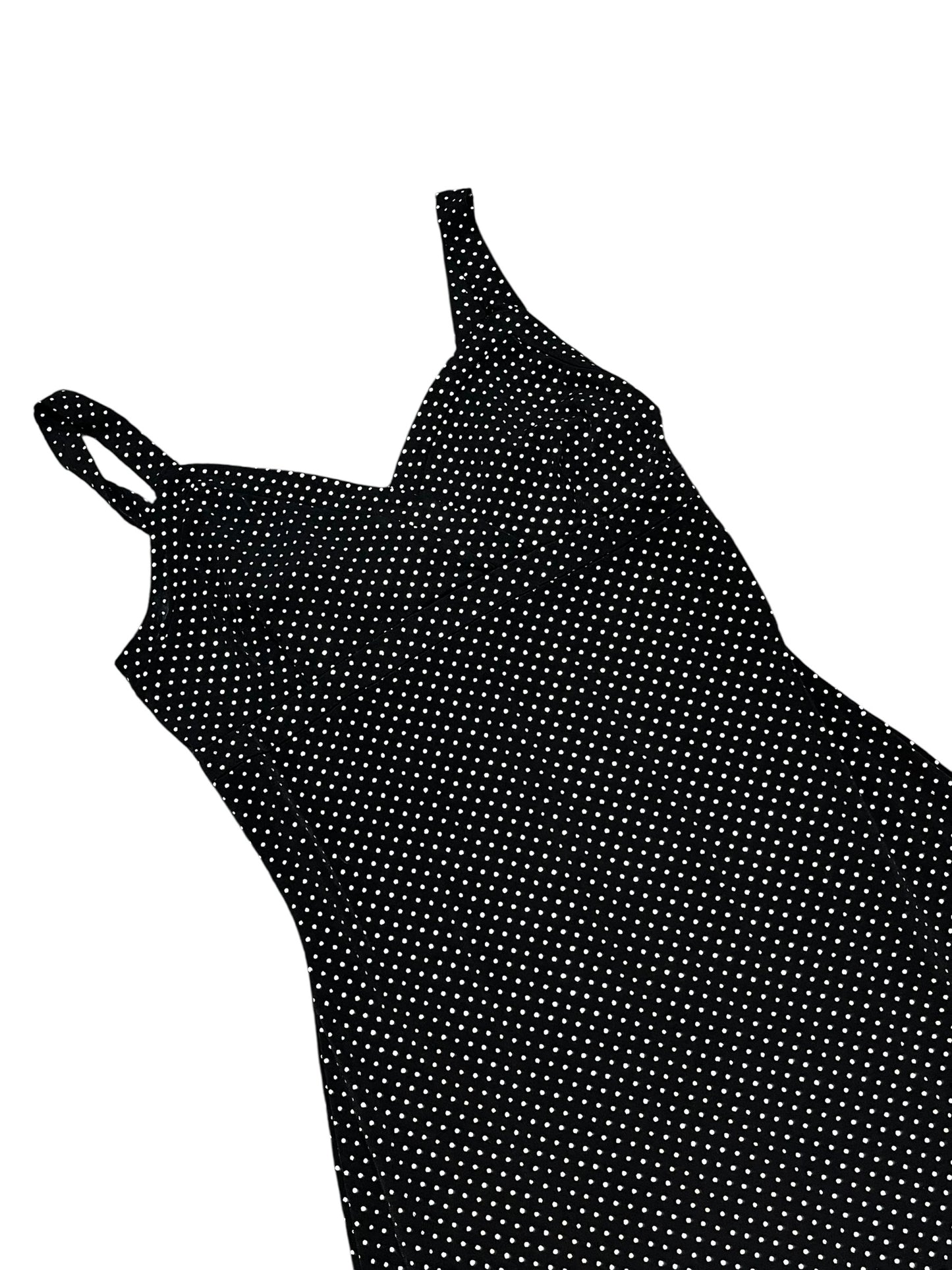 S - Primadonna Y2K Polka Dot Fitted Dress