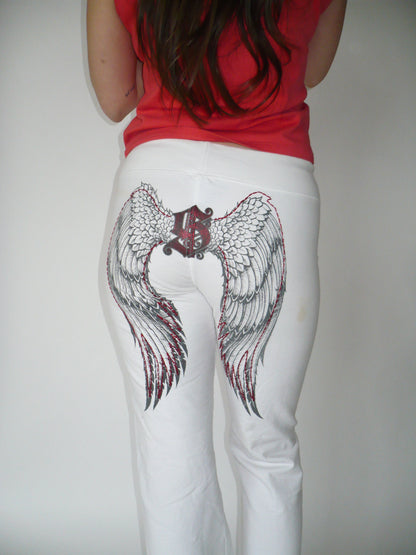 Sinful Y2K Wings Drawstring Sweatpants