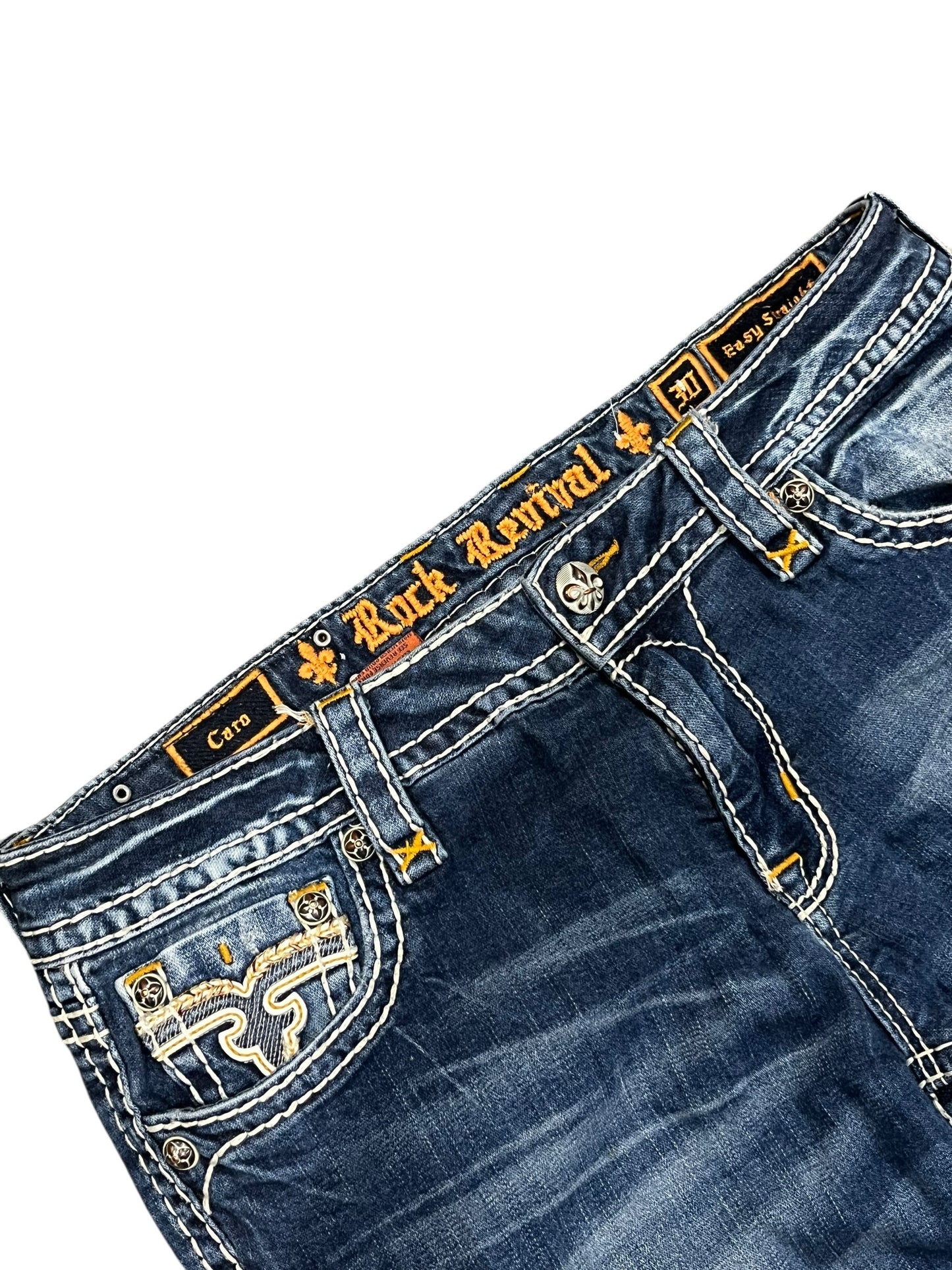 30" - Rock Revival Y2K Easy Straight Jeans