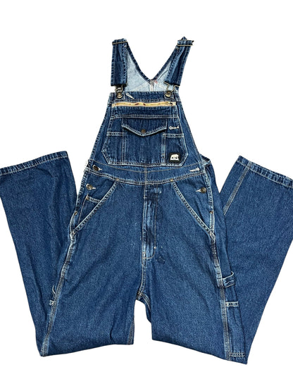 30" - Berne Dark Wash Denim Overalls