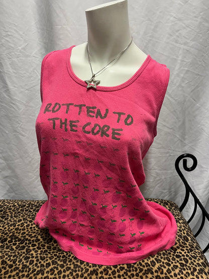 XL - 725 Y2K Rotten To The Core Graphic Tank Top