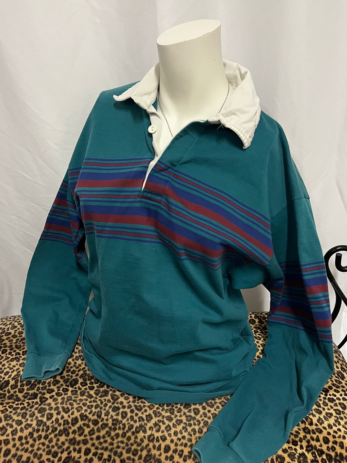 L - Made In USA 90s Rugby Shirt