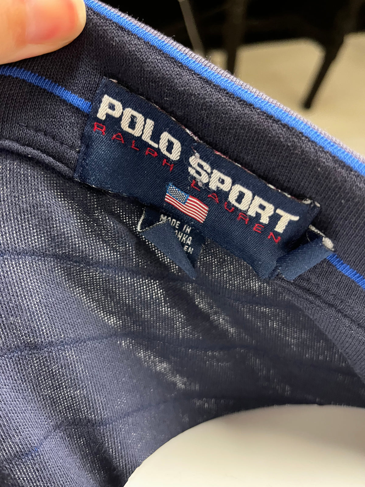 M - Polo Sport 90s Striped Cotton Polo Tee