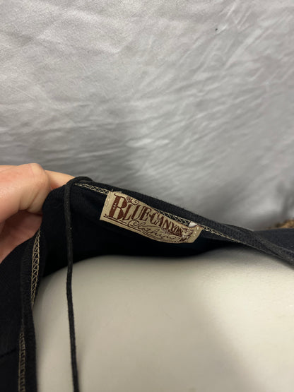 M - Blue Canyon 2000s Venice Rhinestone Top