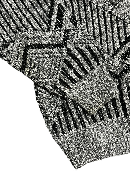M - Silana 80s Textured Knit Sweater