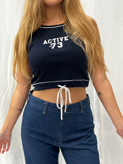 S - Y2K Drawstring Graphic Tank