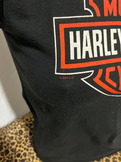 M - Harley Davidson 2007 Logo Baby Tee