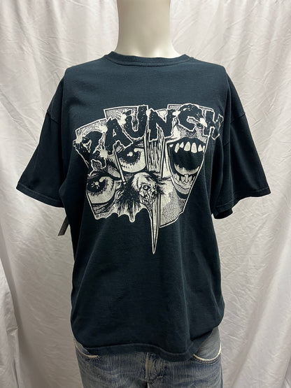 L - Raunch 2000s Black Graphic Tee