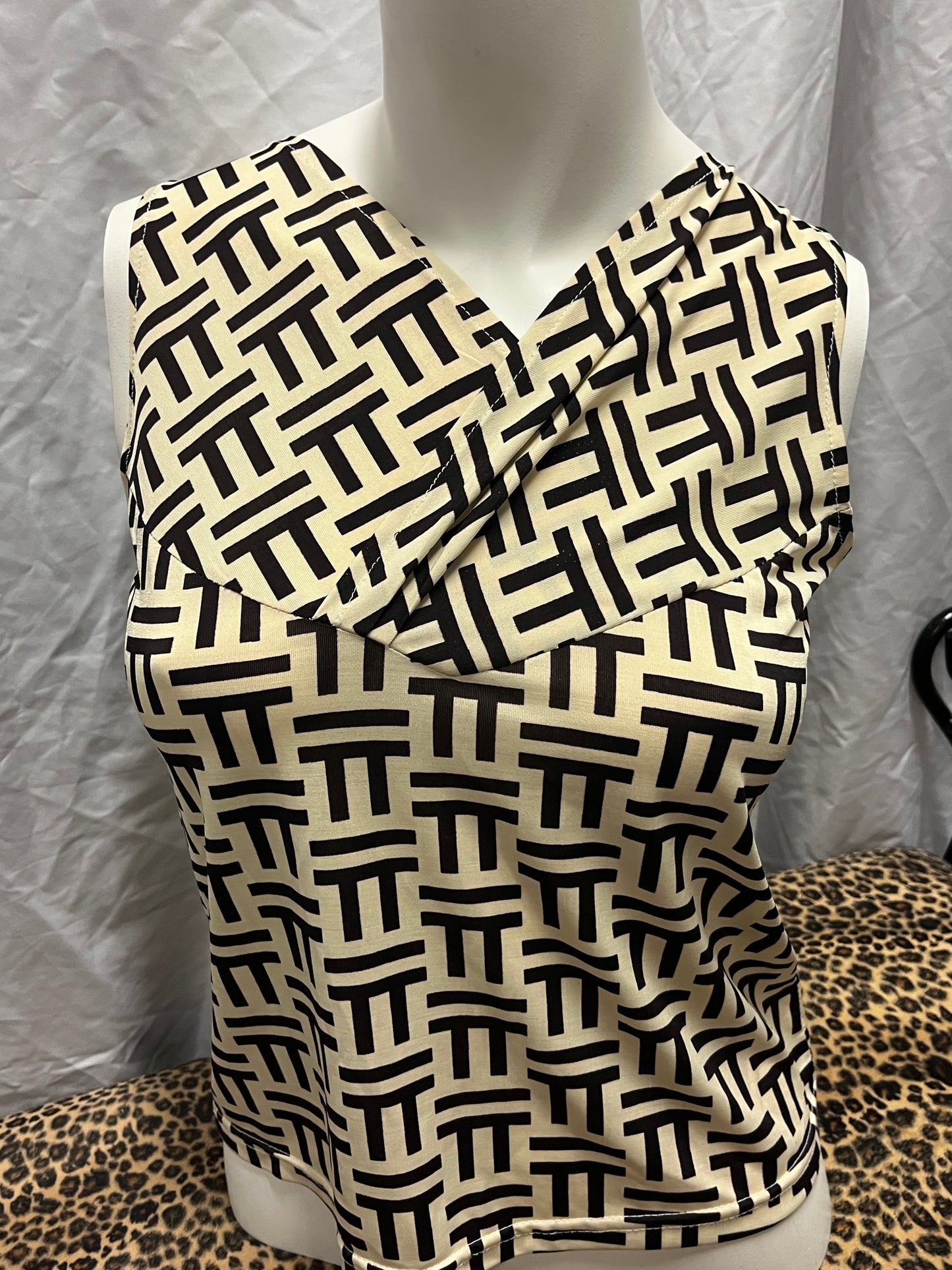 S - Monogram 2000s Patterned Top