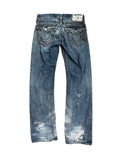 32" - True Religion Straight Leg Men's Jeans