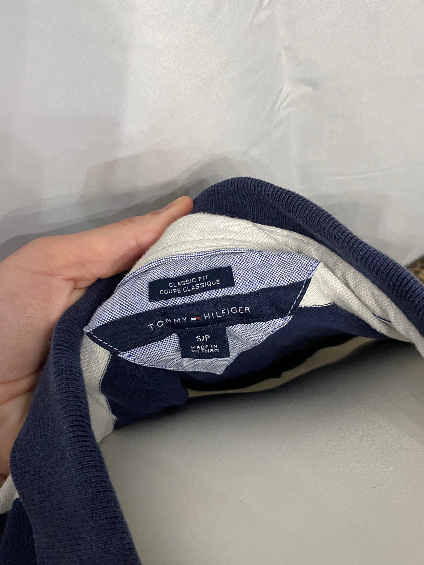 S/M - Tommy Hilfiger 2000s Striped Polo Tee