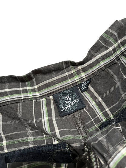 32" - Burnside 2000s Plaid Cargo Shorts