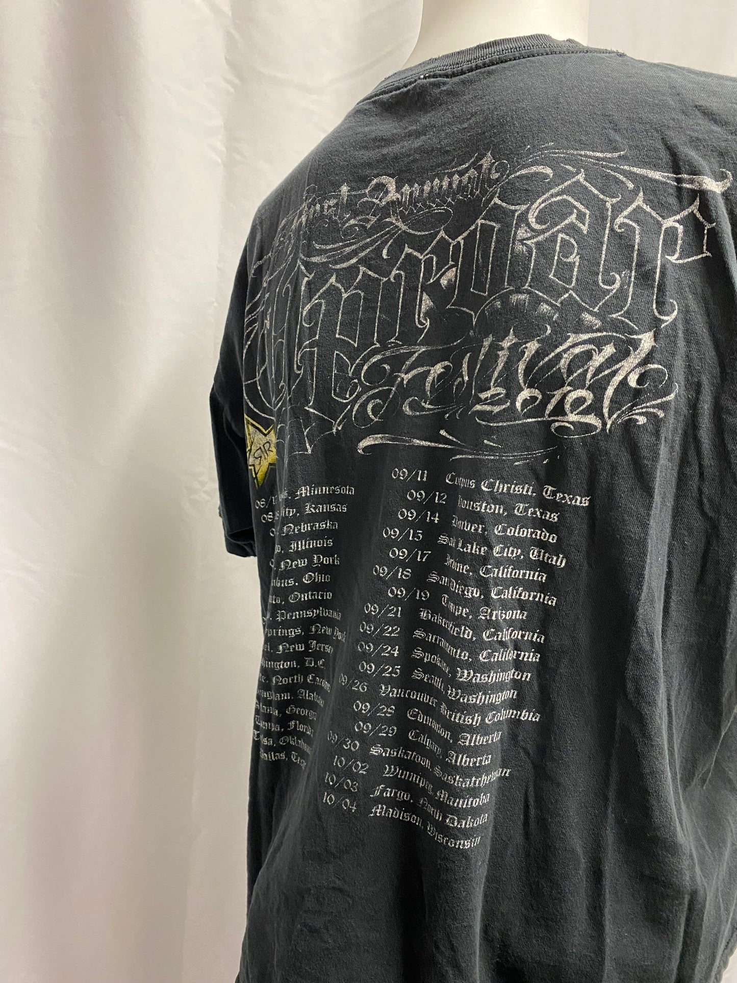 L - Uproar Festival Rockstar Energy Gothic Graphic Tee