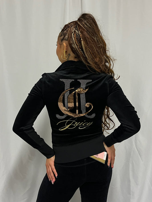 S - Juicy Couture Sequin Deadstock Tracksuit SET