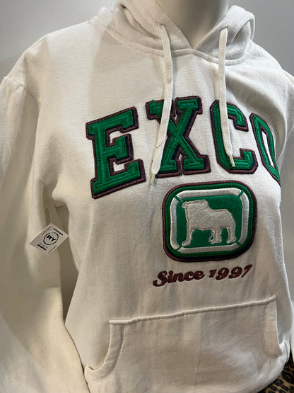 S/M - Exco Girl 2000s Big Patch Logo Hoodie