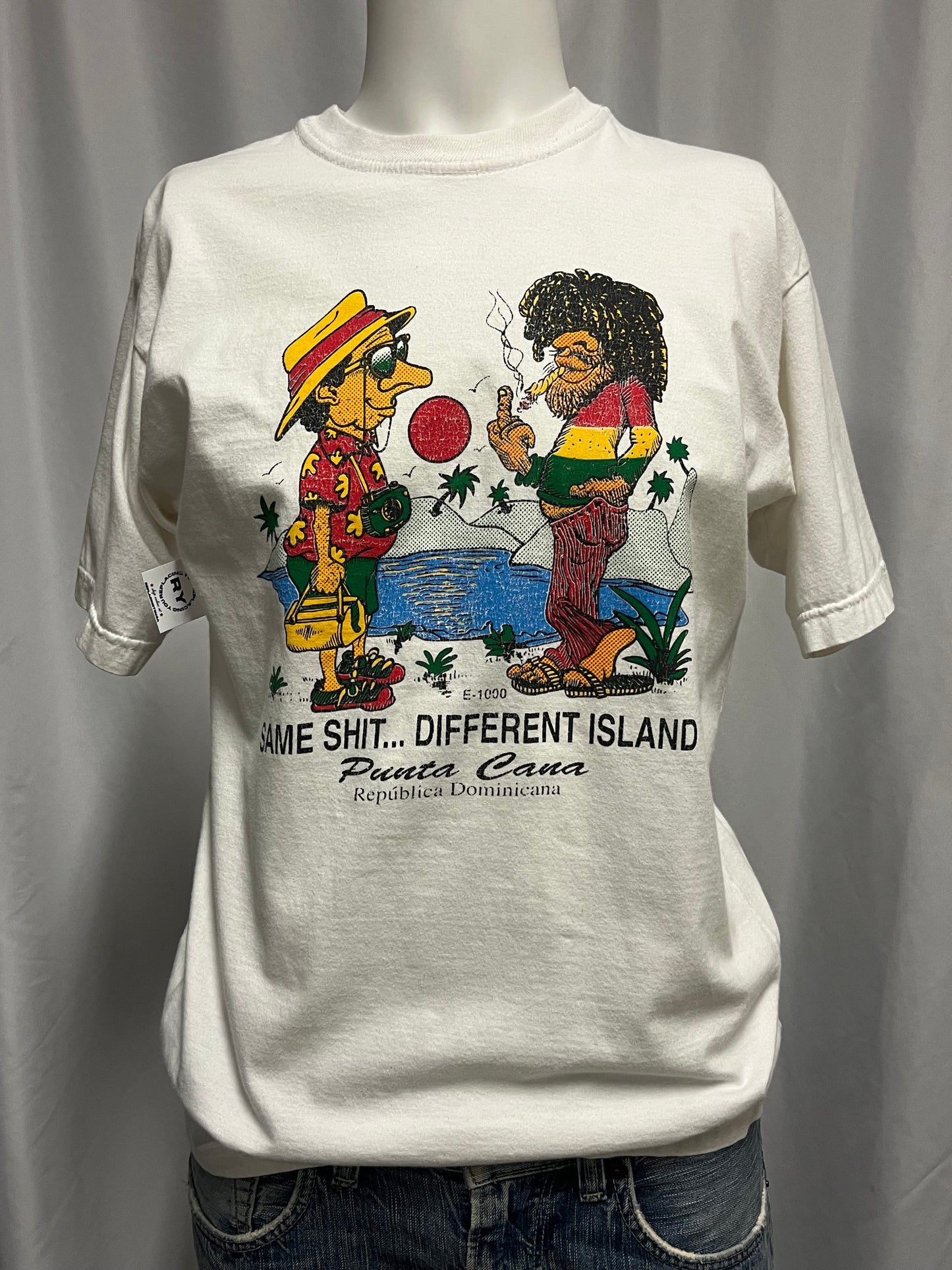 L - Same Shit Different Island Vintage Graphic Tee