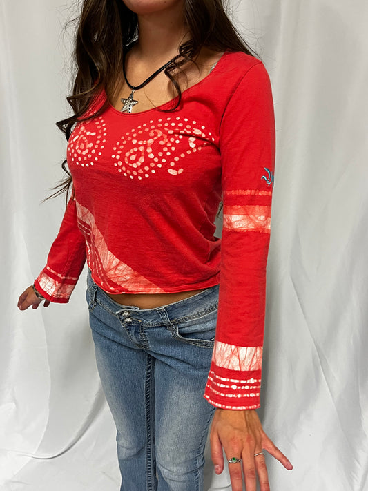 S - Diesel Y2K Belle Sleeve Graphic Top