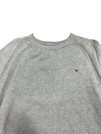 XL - Tommy Hilfiger Light Grey Knit Sweater