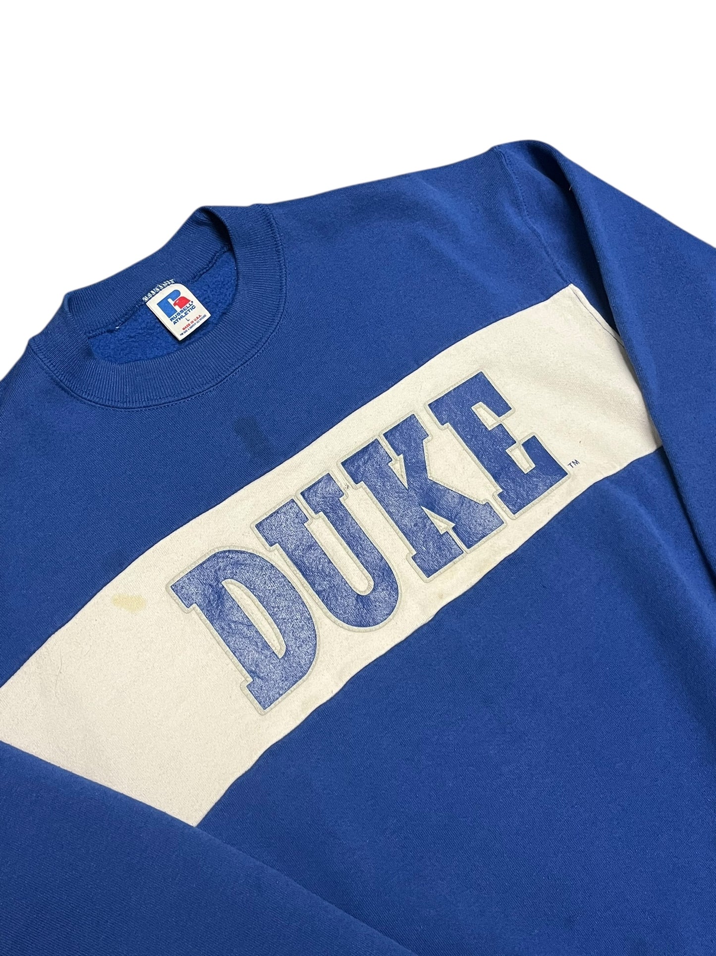 L - Duke University 90s Russell Athletic Sweatshirt Made In USA