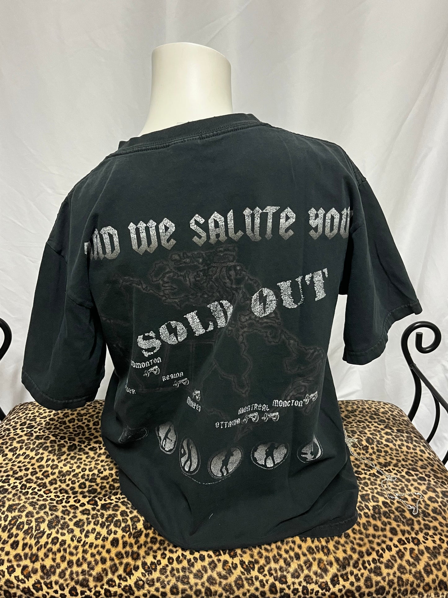 M - AC/DC Faded Double-Sided Tour Tee