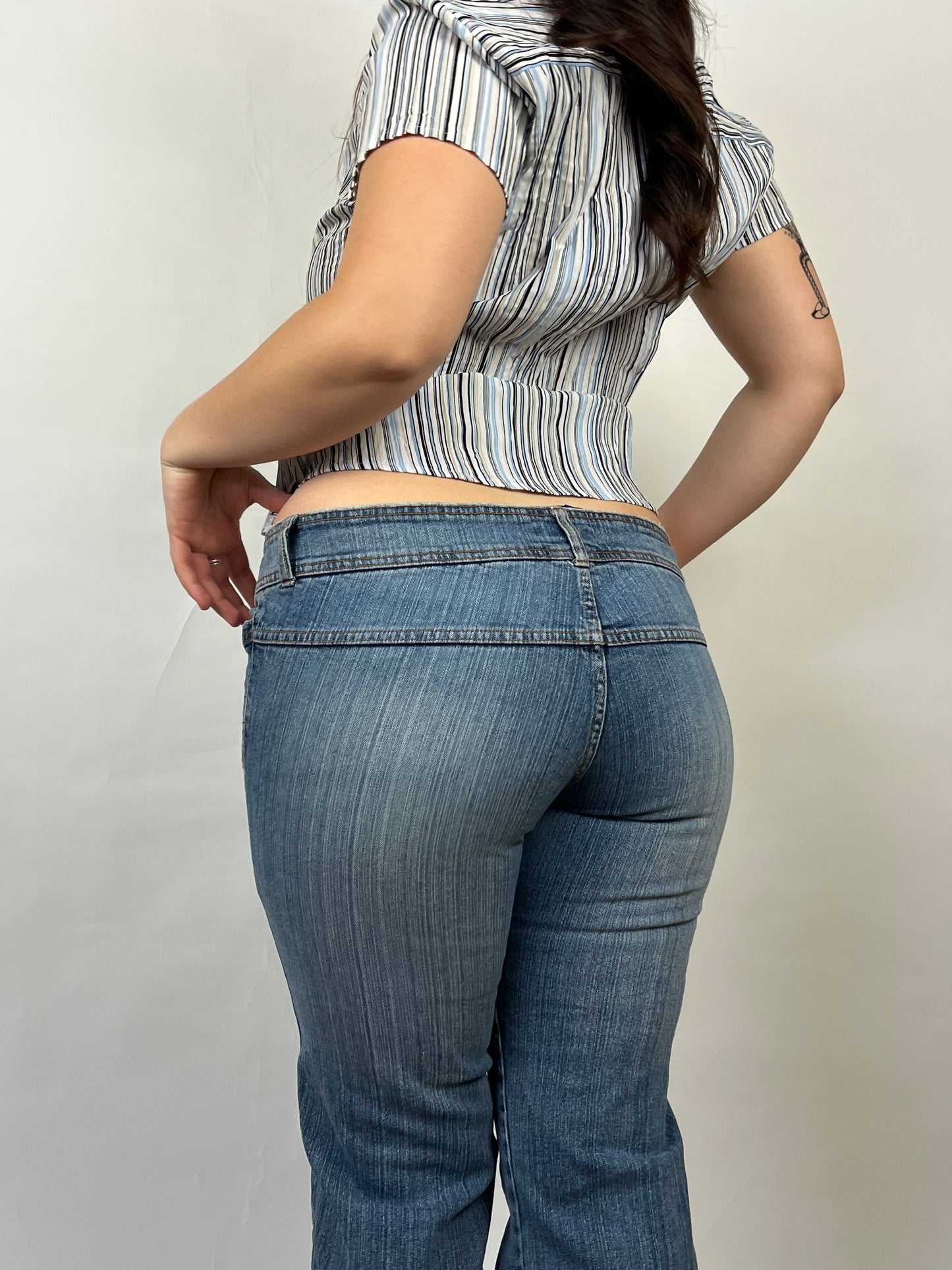 Bongo Y2K Low-Rise Flared Jeans