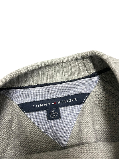 XL - Tommy Hilfiger Light Grey Knit Sweater