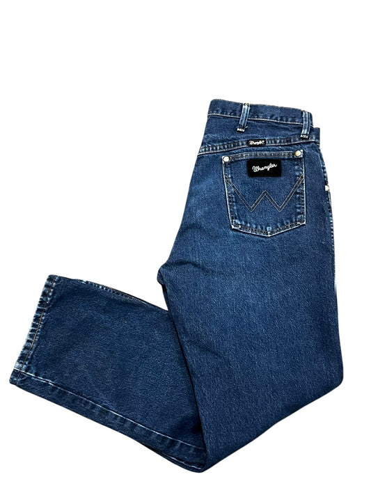 34 x 30" - Wrangler Dark Wash Bootcut Mens Jeans