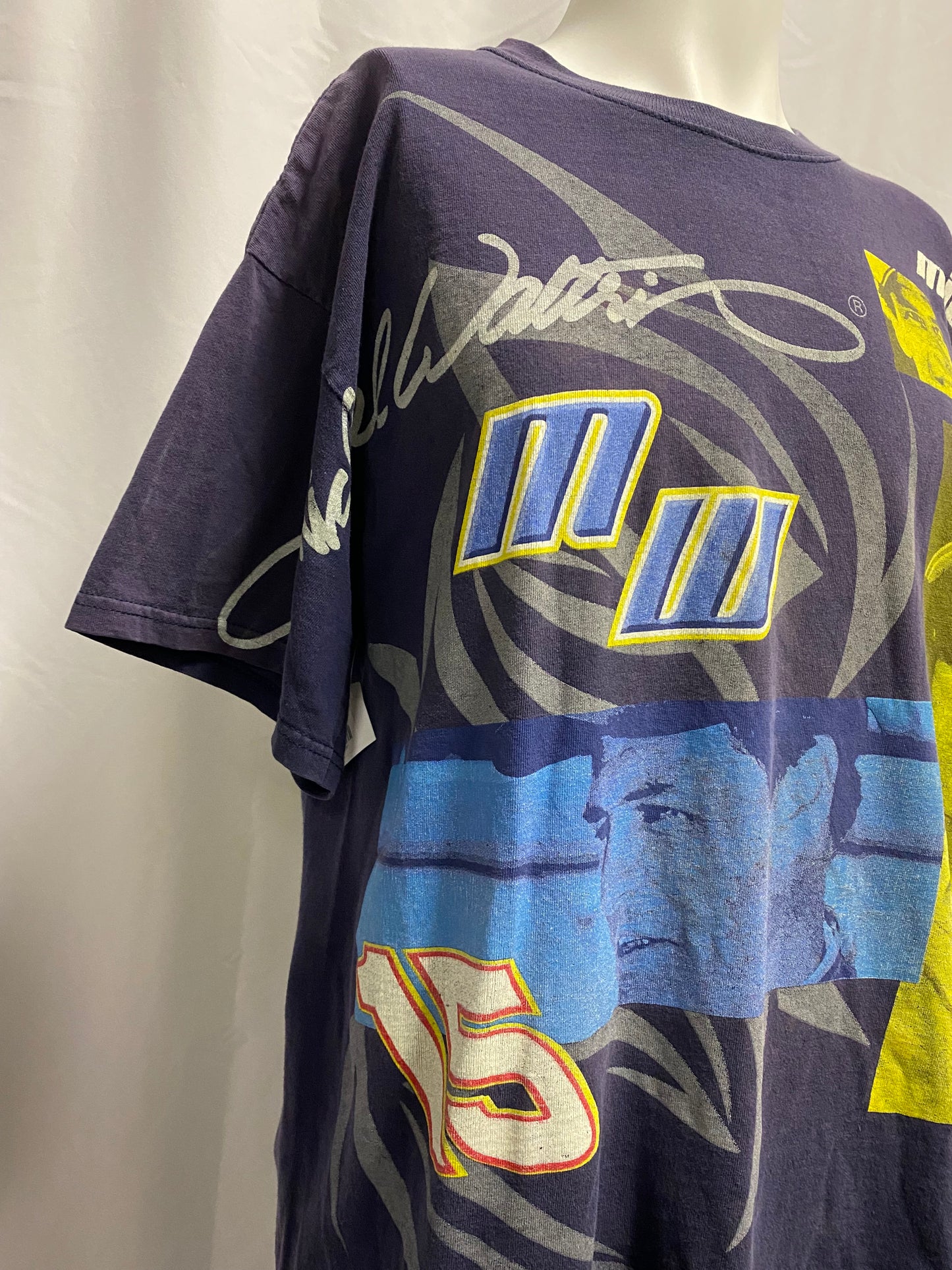 L - Chase Authentics x Michael Waltrip AOP Racing Tee
