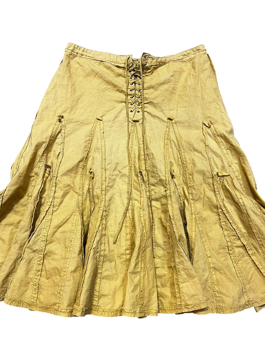 M - 2000s Cordelia Lace-Up Detail Midi Skirt