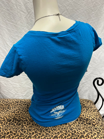 XS - Harley Davidson Langley Blue Top