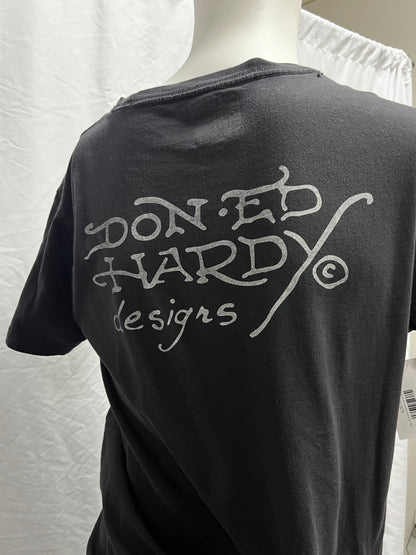 S/M - Ed Hardy Friendly Spirits Graphic Tee