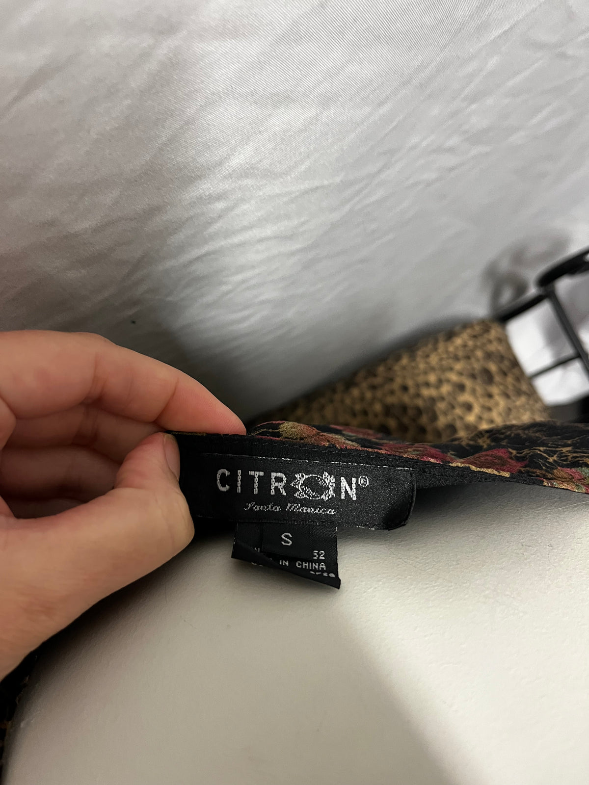 S - Citron 2000s Bead Detail Fairy Top