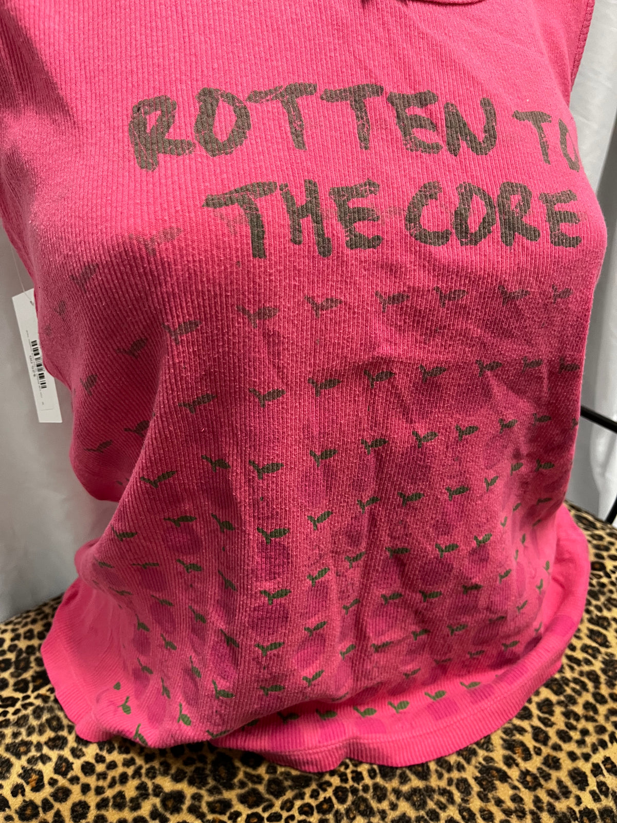 XL - 725 Y2K Rotten To The Core Graphic Tank Top