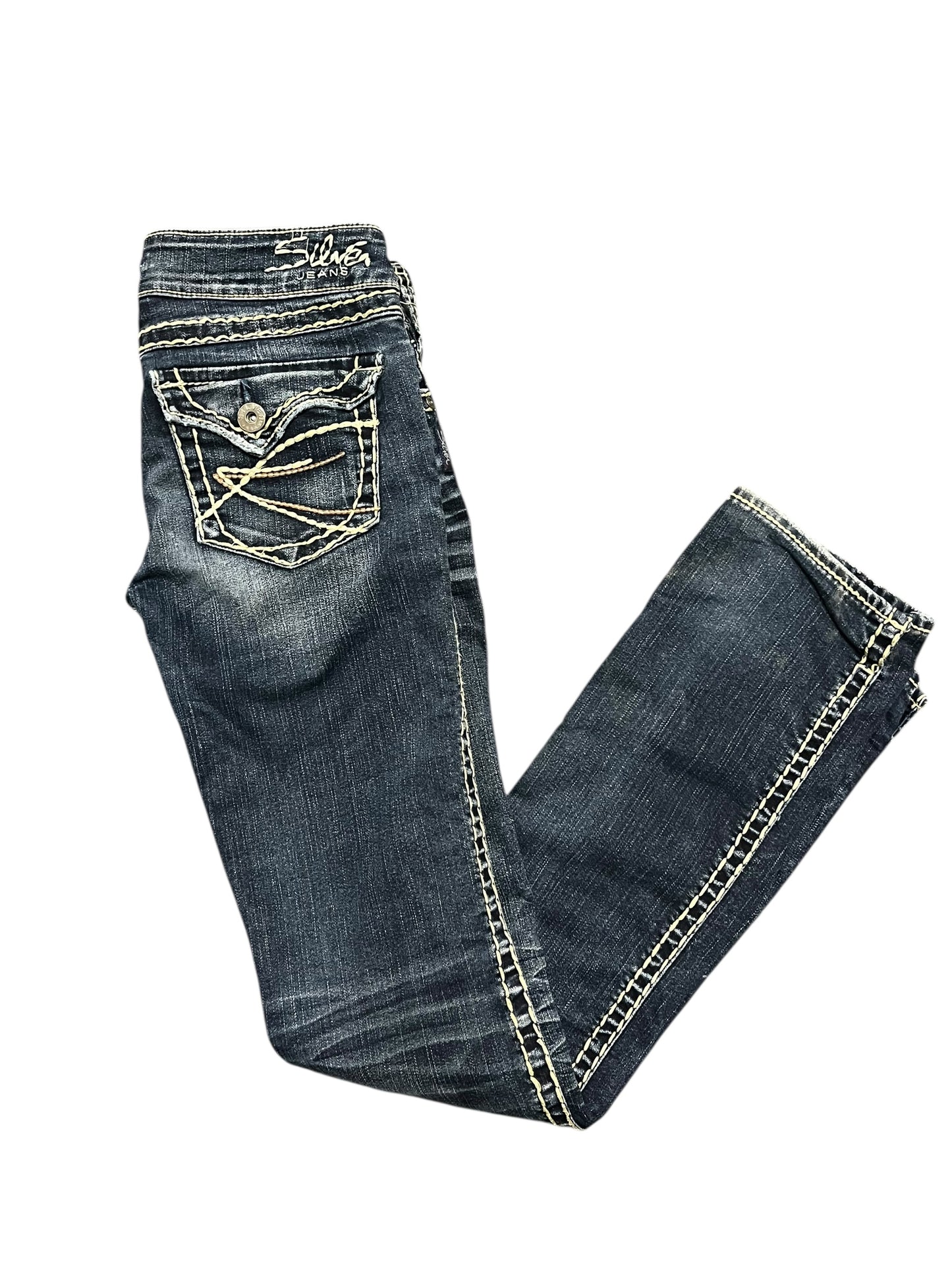 27" - Silver 2000s Slim Bootcut Jean