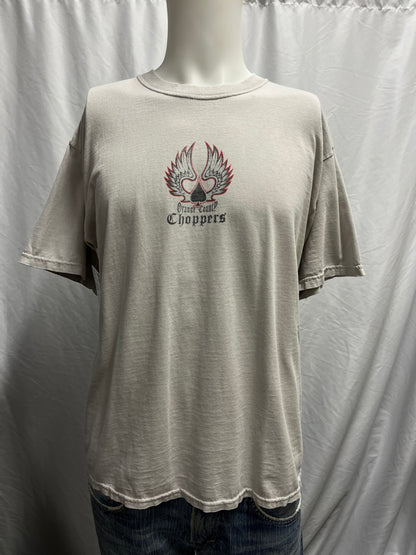 L - Orange County Choppers Faded Double Sided Graphic Tee