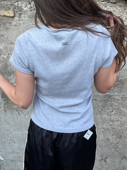 L - Everlast Star Y2K Baby Tee