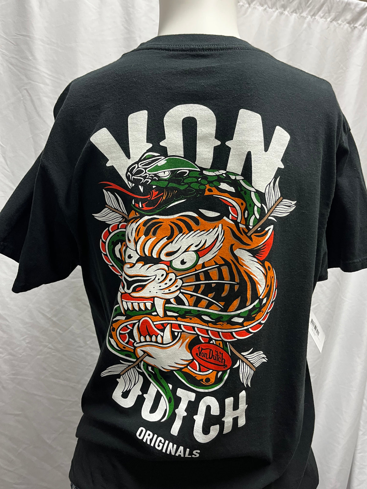 L - Von Dutch Double Sided Graphic Tee