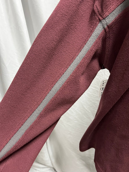 XL - Xtreme Gear Y2K Burgundy Stripe Knit Sweater