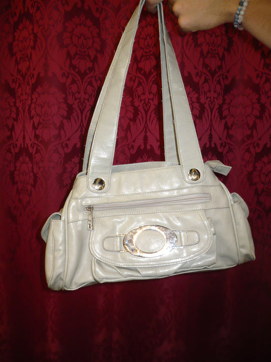2000s DFusion Gray + Silver Hardware Purse